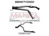 Manta Toyota 200 series Twin 3" Inch DPF Back Tail Pipes | Stainless Steel Exhaust System | Toyota Landcruiser 200 Series | VDJ200