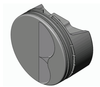 Carrillo CP Bullet LS 4.125" Pistons Set | 4.125" Stroke | -4.6cc Dish Top
