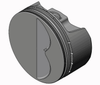 Carrillo CP Bullet SBC 4.155" Bore Pistons Set | -6.9cc Flat Top