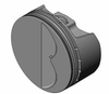 Carrillo CP Bullet SBC 4.125" Bore Pistons Set | -6.8cc Flat Top