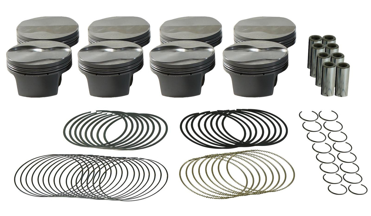 Mahle Motorsport 'PowerPak' 4.125" Flat Top Pistons Set x 4.00" Stroke x 6.125" Rod