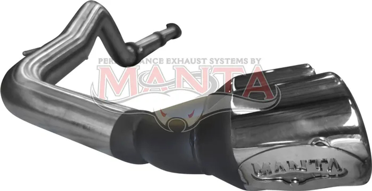 Manta Ford Ranger Next-Gen 3" Inch | DPF Back Twin Tip Side Exit Stainless Steel Exhaust System 