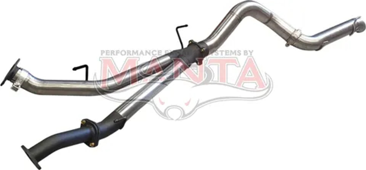 Manta Toyota 200 series Twin 4" Inch DPF Back Tail Pipes | Stainless Steel Exhaust System | Toyota Landcruiser 200 Series