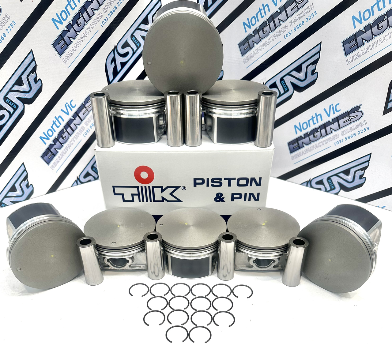 Small Oversize LS1 5.7L TIK Piston Set 0.127