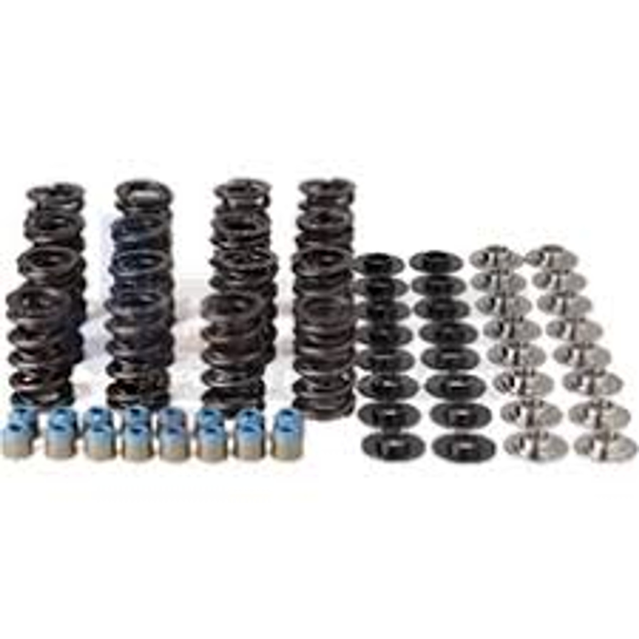 Texas Speed and Performance .660" PAC Polished Dual Valve Spring Kit | Titanium Retainers