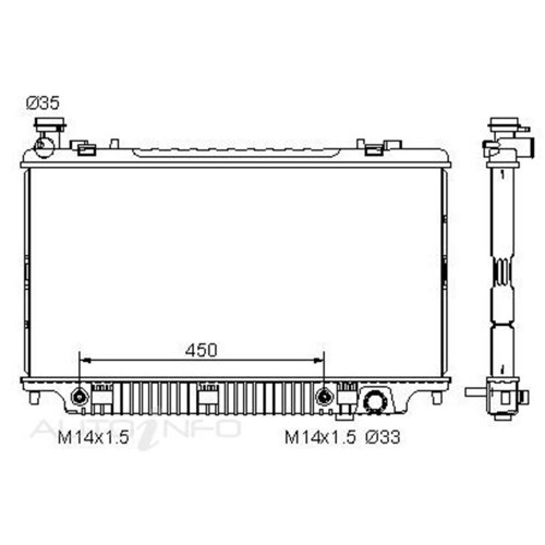 Protex LS V8 Radiator