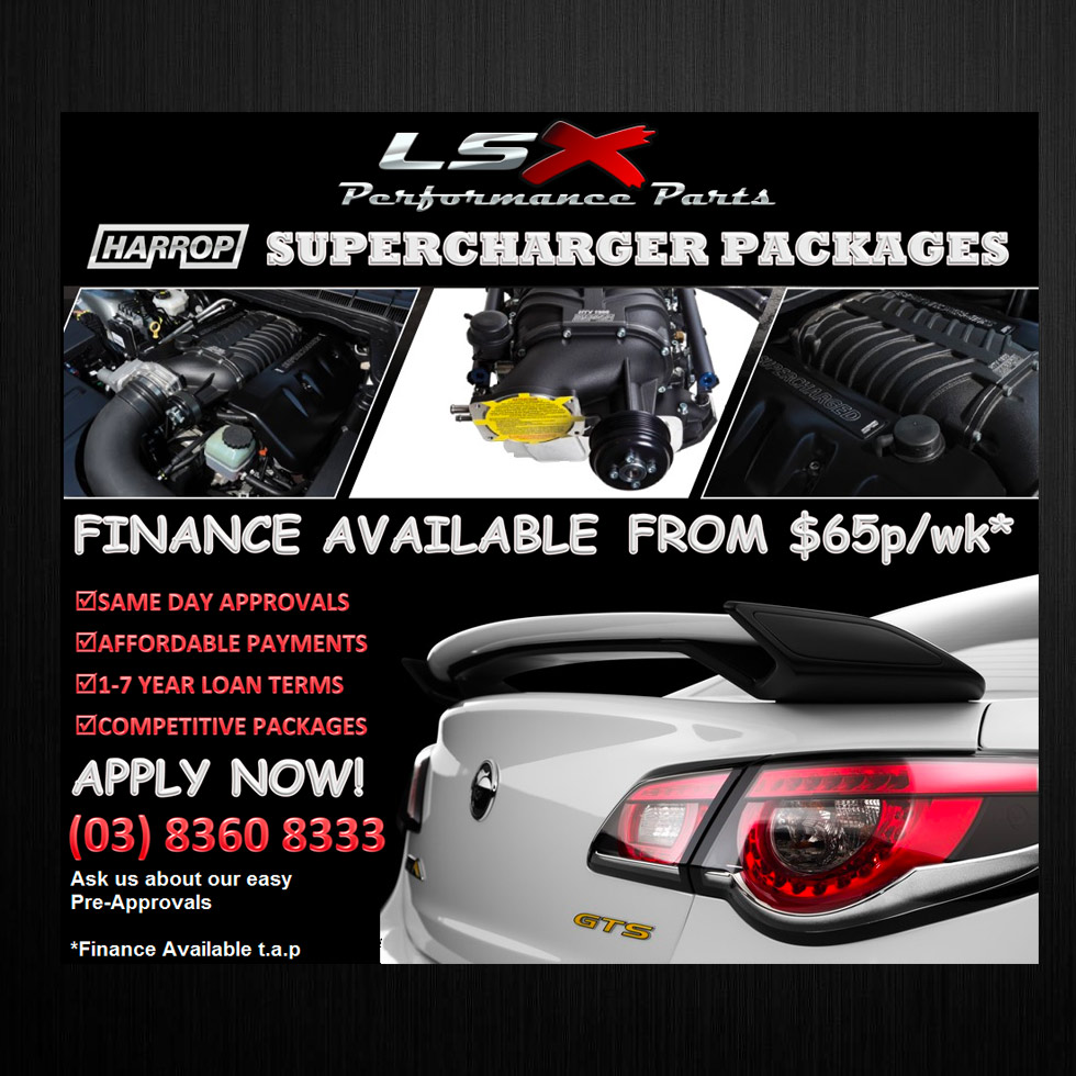 LSX Performance Parts FINANCE OPTIONS