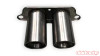 Tubi Style Titanium Exhaust Tips Porsche 991 GT3 2014-2016