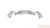 Tubi Style Stainless Steel Side and Center Exhaust w/Valve Porsche 991.1 Carrera S 2012-2016