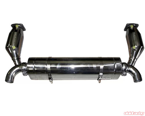 Tubi Style Exhaust w/ 200 Cells Cats & Flasher Cel Off Software Porsche 997.1 GT2