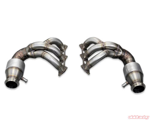 Tubi Style Exhaust Manifolds Kit w/ 300 Cells Cat & Flasher Cel Off Software Porsche 997 GT3