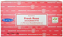 Satya Fresh Rose Incense 15 Gram Packs (12/Box)