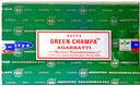 Satya Green Champa Incense 15 Gram Packs (12/Box)