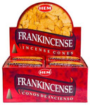 Hem Incense Hem Frankincense Cones 10 Cones Pack 12/Box