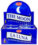 Hem Incense Hem Moon Cones 10 Cones Pack 12/Box