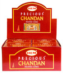 Hem Precious Chandan Cones 10 Cones Pack (12/Box)