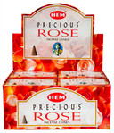 Hem Precious Rose Cones 10 Cones Pack (12/Box)