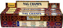 Tulasi Nag Champa Incense 15 Stick Hex Packs (6/Box)
