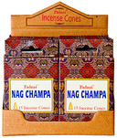 Tulasi Nag Champa Cones 15 Cones/Pack (12/Box)