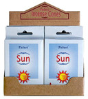 Tulasi Incense Tulasi Sun Cones 15 Cones/Pack 12/Box
