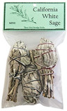 Style elytS California White Sage Smudges 4L Mini Torch Style Pack of 3