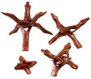 Wooden Cobra Tripod Stand Assortment 2", 4", 6", 8" (Set of 4)