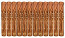 Style elytS Wooden Ash Catcher Brass Inlay Egyptian Eye 10L Set of 12