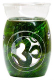 Style elytS Green Soapstone Om Aroma Lamp 5H