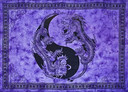 Style elytS Yin-Yang Dragon Tapestry 72x 108 Purple
