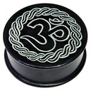 Style elytS Om with Celtic Knot Black Soapstone Box 4D, 2H