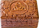 Style elytS Wooden Triquetra Carved Box 4x 6