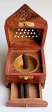 Wooden Cone Burner 3"x3"x4.5"