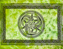 Celtic Chakra Tapestry 69'x108' (Green)