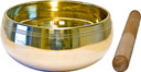 Brass Tibetan Singing Bowl 5"D