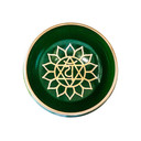 7 Chakra Brass Tibetan Singing Bowl - Green 4"D