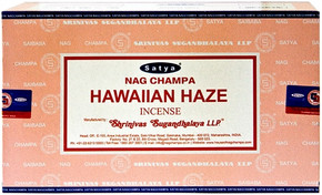 Satya Hawaiian Haze Incense 15 Gram Packs (12/Box)