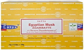 Satya Egyptian Musk Incense 15 Gram Packs (12/Box)