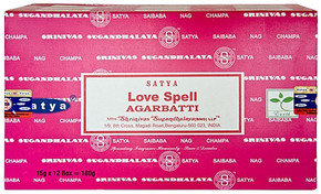 Satya Love Spell Incense 15 Gram Packs (12/Box)
