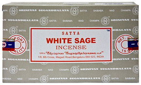 Satya White Sage Incense 15 Gram Packs (12/Box)