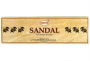 Hem Sandal Incense 8 Stick Packs (25/Box)