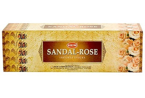 Hem Sandal-Rose Incense 8 Stick Packs (25/Box)