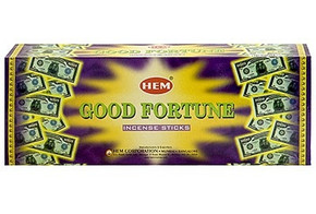 Hem Good Fortune Incense 20 Stick Packs (6/Box)