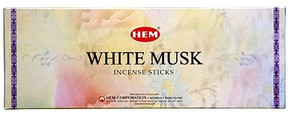 Hem Incense Hem White Musk Incense 20 Stick Packs 6/Box