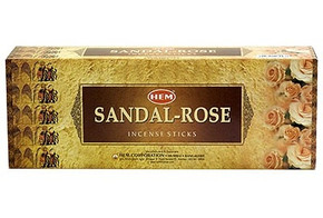 Hem Sandal-Rose Incense 20 Stick Packs (6/Box)