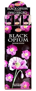 Hem Incense Hem Black Opium Incense 20 Stick Packs 6/Box