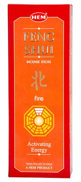 Hem Feng Shui Fire Incense 20 Stick Packs (6/Box)