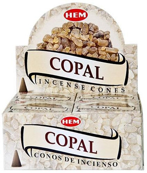 Hem Incense Hem Copal Cones 10 Cones Pack 12/Box