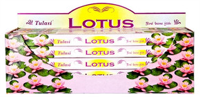 Tulasi Lotus Incense 8 Stick Packs (25/Box)