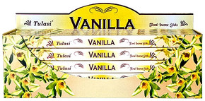 Tulasi Vanilla Incense 8 Stick Packs (25/Box)