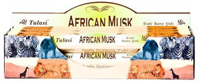 Tulasi Incense Tulasi African Musk Incense 20 Stick Packs 6/Box